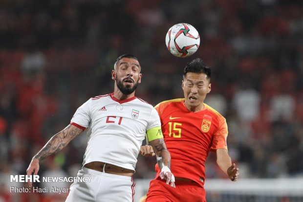 Iran vs China in 2019 AFC Asian Cup quarterfinals