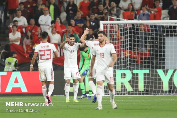 Iran vs China in 2019 AFC Asian Cup quarterfinals