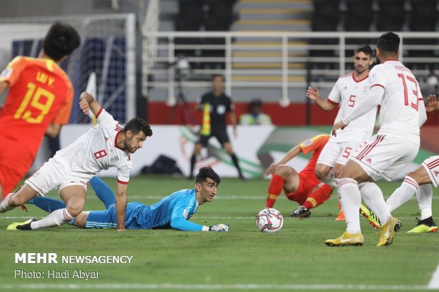 دیدار تیم های ملی فوتبال ایران و چین
