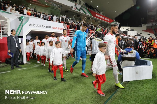 Iran vs China in 2019 AFC Asian Cup quarterfinals