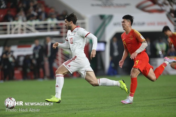 Iran vs China in 2019 AFC Asian Cup quarterfinals