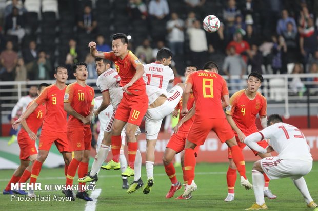 Iran vs China in 2019 AFC Asian Cup quarterfinals