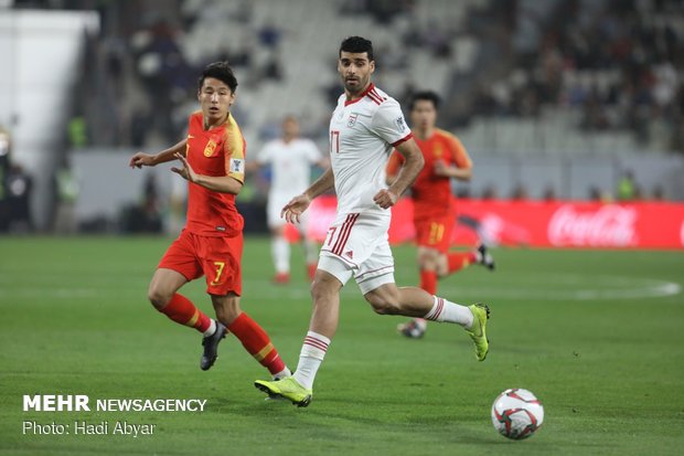 Iran vs China in 2019 AFC Asian Cup quarterfinals