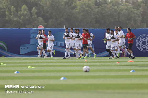 Team Melli's training session in Abu Dhabi