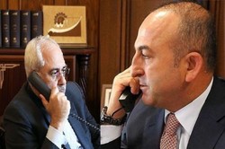 ظریف و وزیر خارجه ترکیه تحولات منطقه‌ای را بررسی کردند