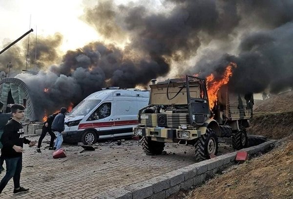 کردوں کا عراق کے دھوک علاقہ میں ترک فوج کے اڈے پر حملہ