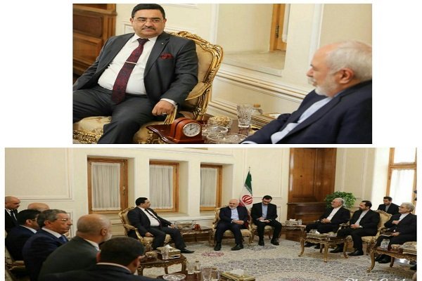 رئیس کمیسیون سیاست خارجی مجلس الجزایر با ظریف دیدار کرد