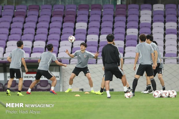 Japan’s national team preparing to face Iran in AFC semi final