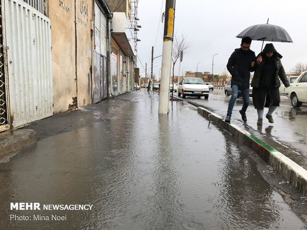 Rainfall in Tabriz