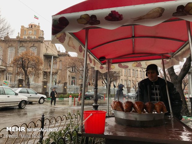 Rainfall in Tabriz