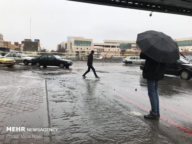 Rainfall in Tabriz