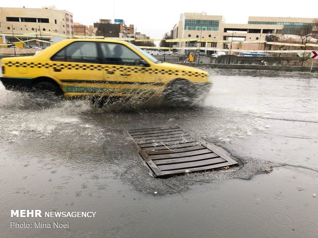 Rainfall in Tabriz