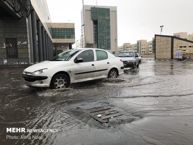 Rainfall in Tabriz