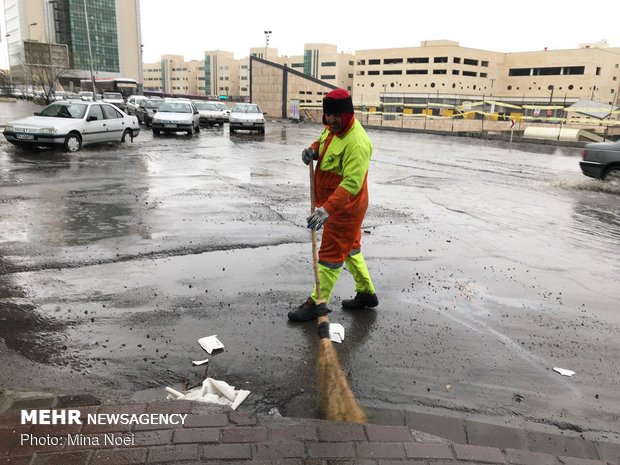 Rainfall in Tabriz