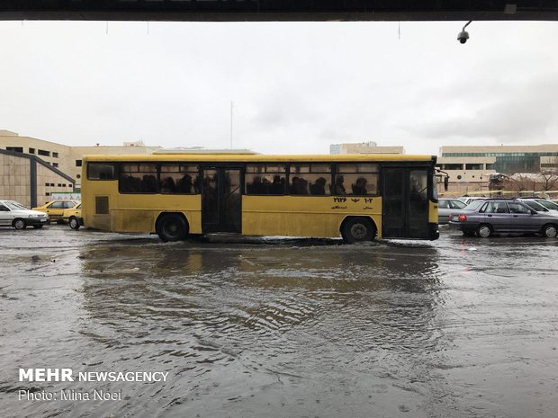 Rainfall in Tabriz