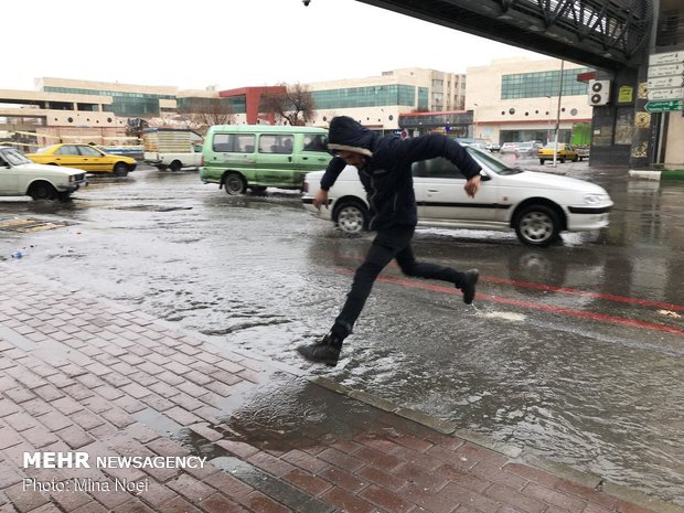 Rainfall in Tabriz