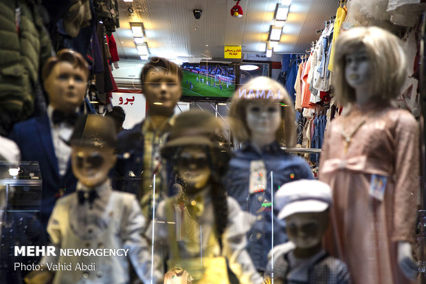 Tabriz citizens watching Iran’s semifinal match vs. Japan 