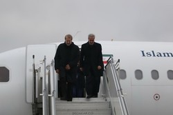 Parl. speaker Larijani lands in Tabriz
