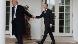 Trump -  Emmanuel Macron