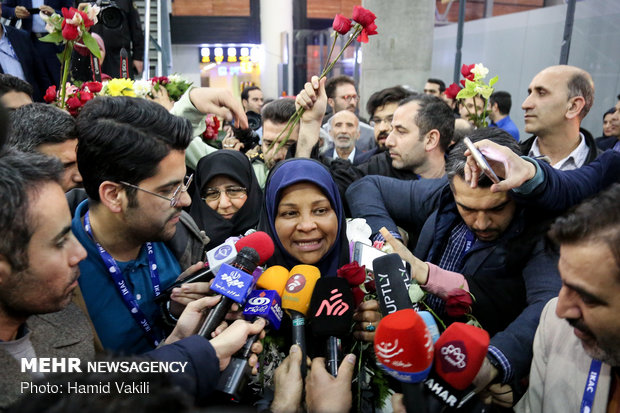 Marzieh Hashemi back in Tehran after days of detention in US