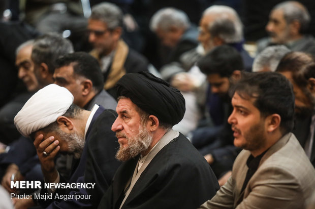 مرلسم تشییع مرحوم محمدنبی حبیبی دبیرکل حزب موتلفه
