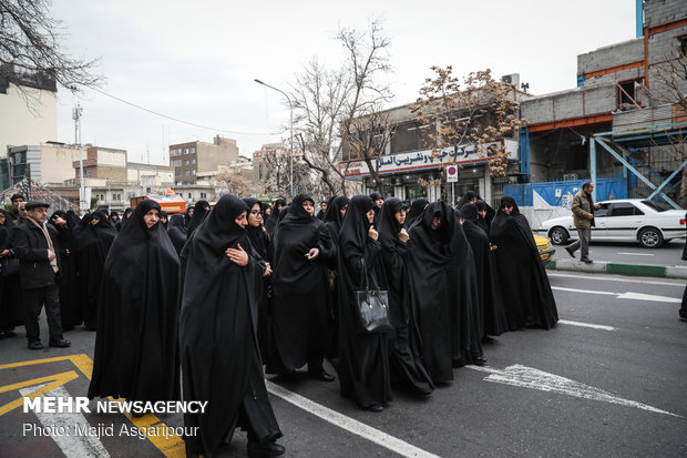 مرلسم تشییع مرحوم محمدنبی حبیبی دبیرکل حزب موتلفه