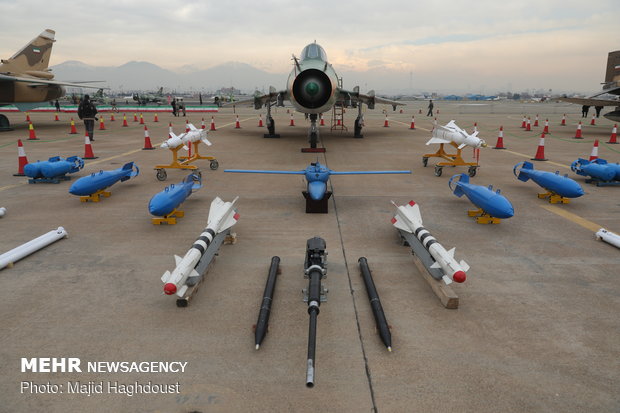 افتتاح نمایشگاه دستاوردهای هوایی نیروهای مسلح