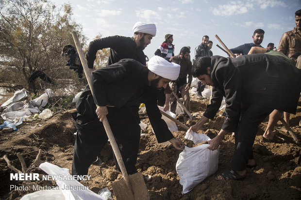 جهود مكثفة لإعمار حزام الفيضانات بمحافظة خوزستان 