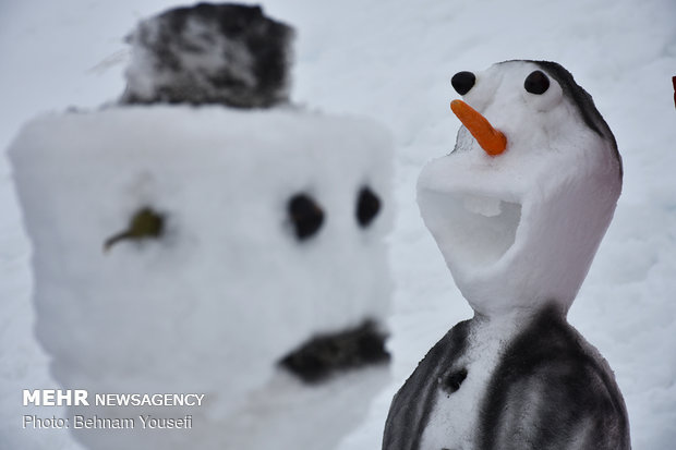 مهرجان "رجل الثلج" بمدينة "شازند" الايرانية