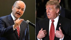 Iraqi president takes aim at Trump over using country to watch Iran