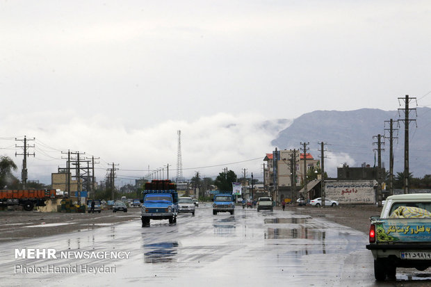 بارش شدید باران در هشتبندی‎