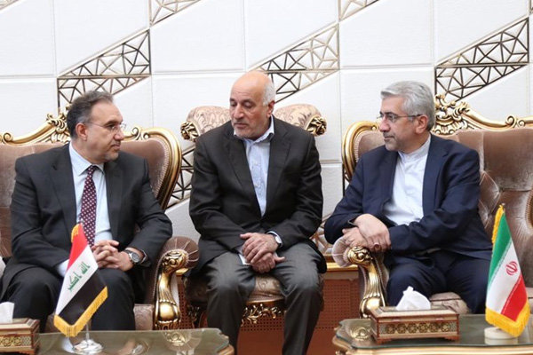 Iranian energy min. meets with Iraqi electricity min.