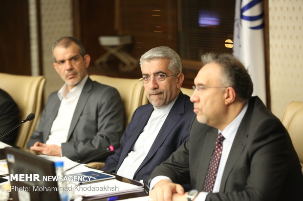 Iranian energy min. meets with Iraqi electricity min.