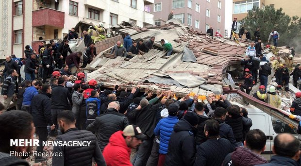 Death toll rises to 17 in residential building collapse in Istanbul