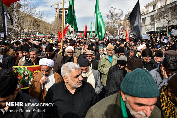 مسيرات العزاء بمدينة مشهد في ذكرى استشهاد السيدة فاطمة الزهراء (س)