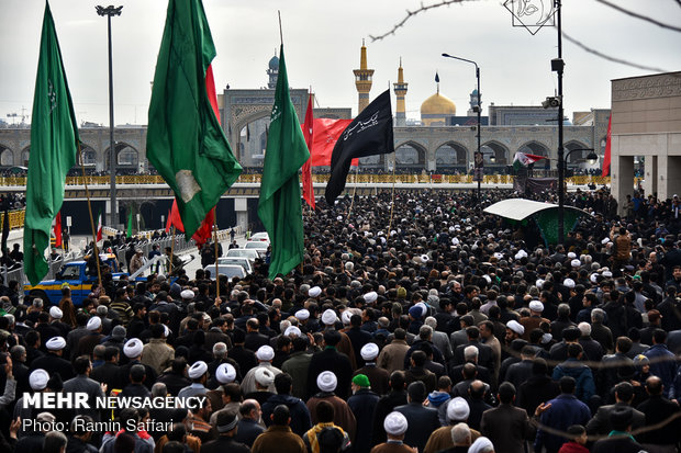 اجتماع عظیم عزاداران فاطمی در مشهد