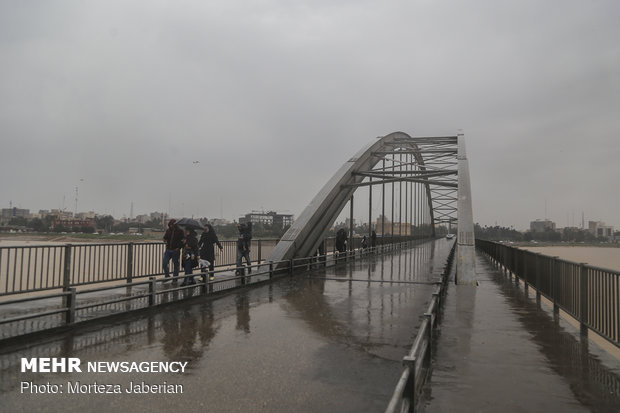 احتمال وقوع بارش‌های پراکنده باران در خوزستان