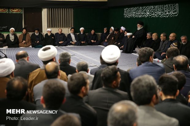 Hazrat Fatimah (SA) mourning ceremony with Leader in attendance