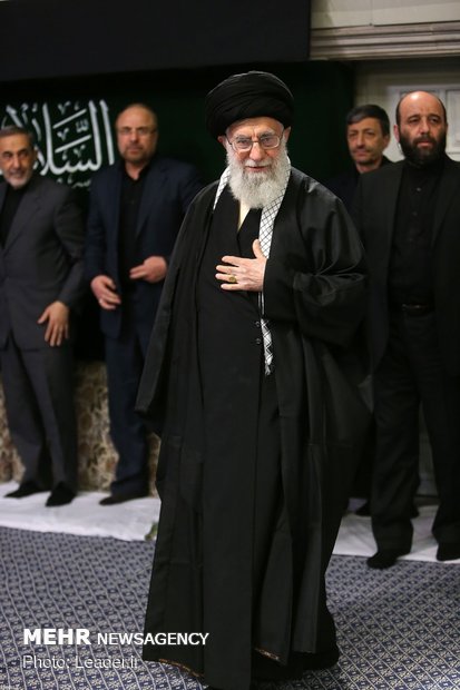 Hazrat Fatimah (SA) mourning ceremony with Leader in attendance