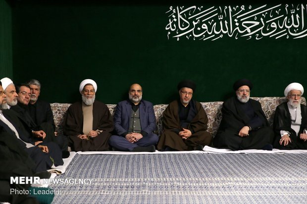 Hazrat Fatimah (SA) mourning ceremony with Leader in attendance