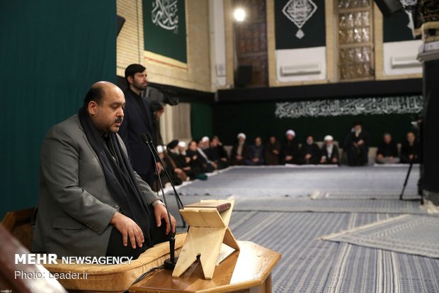 Hazrat Fatimah (SA) mourning ceremony with Leader in attendance