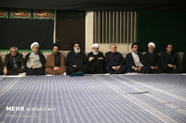 Hazrat Fatimah (SA) mourning ceremony with Leader in attendance