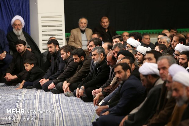 Hazrat Fatimah (SA) mourning ceremony with Leader in attendance