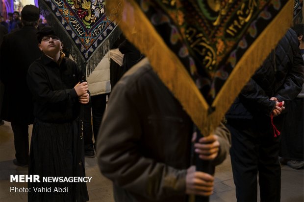 Mourning ceremony of Hazrat Fatemeh (SA) in Tabriz bazaar