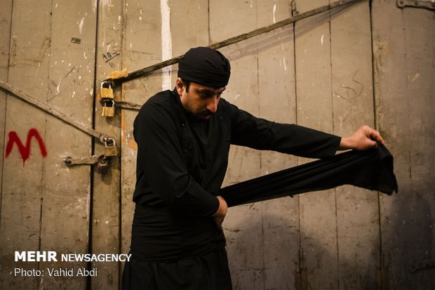 Mourning ceremony of Hazrat Fatemeh (SA) in Tabriz bazaar