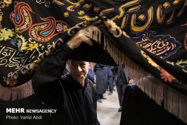 Mourning ceremony of Hazrat Fatemeh (SA) in Tabriz bazaar