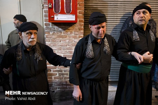 Mourning ceremony of Hazrat Fatemeh (SA) in Tabriz bazaar