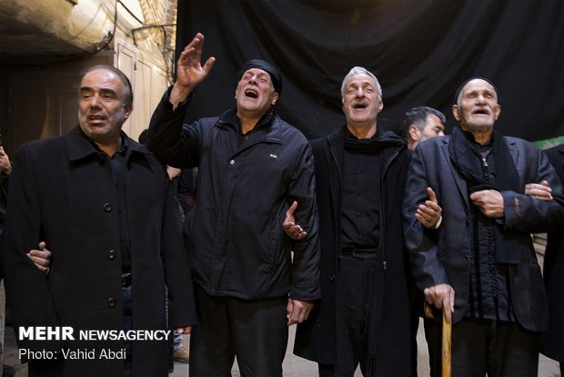 Mourning ceremony of Hazrat Fatemeh (SA) in Tabriz bazaar