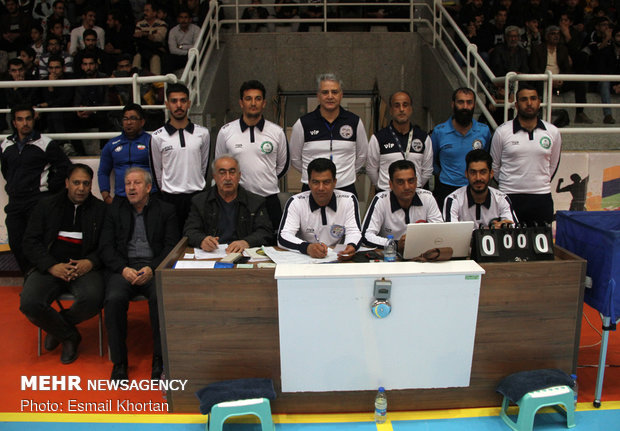 دیدار تیم های والیبال فولاد سیرجان ایرانیان و شهرداری ارومیه