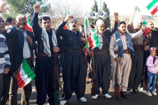 حضور پرشور و پررنگ مردم استان ایلام در راهپیمایی ۲۲ بهمن